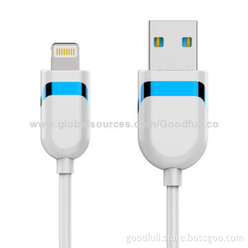 Fabric Braided USB Charging and Sync Cable for iPhone 5, Work with iOS7